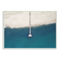 Ступел индустрии Затруднени Дърво Кей над морски плаж крайбрежие стена плакет дизайн от седем дървета дизайн,