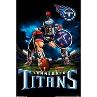 Тенеси Титаните 22.4 34 Плакат Талисман