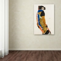 Марка изобразително изкуство' Моа ' платно изкуство от Егон Шиле
