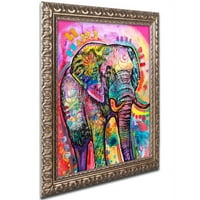 Слон платно изкуство от Дийн русо, злато богато украсена рамка