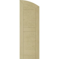 Екена мелница 18 в 38 г дървен материал грубо нарязан два равни плоски панела с елипсовидни Топ Фау дървени