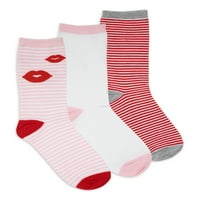 Начин за празнуване на женски чорапи за Свети Валентин, 6-пакет