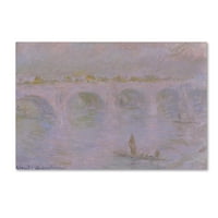 Изобразително изкуство мост Ватерло в Лондон платно изкуство от Моне