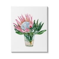 Ступел Индъстрис изчервяване Протея цвете стъкло акварел цвете Натюрморт, 30, дизайн от Мелиса Уанг