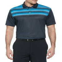 Бен Хоган изпълнение мъжки и големи мъжки Еко Бърдсай блок риза с къс ръкав голф Поло, до размер 5ХЛ