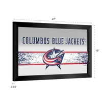 Колумб Блу Джакетс НХЛ рамка лого стена огледало