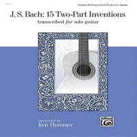 С. Бах-изобретения от две части: транскрибирани за соло китара