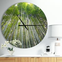 Бамбуковата гора на Киото, Япония. 'Селски стенен часовник
