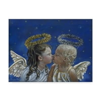 Изобразително изкуство 'ангелски целувки' платно изкуство от Триша Райли-Матюс