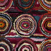 Сафавие Аруба Шарил геометрични кръгове площ килим или бегач