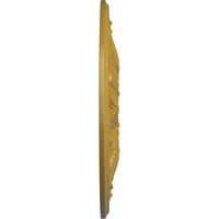 Екена Милуърк 5 8 од 3 4 П Бордо таван медальон, ръчно рисувани преливащи се Злато