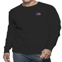 Ръсел Атлетик Мъжки голям & висок лого твърди Дълъг ръкав тениска, размери ШТТ до 6Х