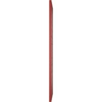Екена Милуърк 15 в 58 з вярно Фит ПВЦ хоризонтална ламела модерен стил фиксирани монтажни щори, огън червено