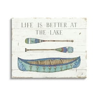 Ступел индустрии живот по-добре в езерото Рустик кану Руди зърно модел графично изкуство Галерия увити платно