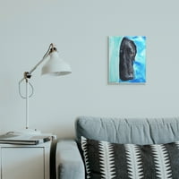 Ступел индустрии срамежлив Лабрадор куче портрет жизнена синя стена плака, 15, дизайн от Джордж Дяченко