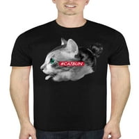 Мъжки хумор смешно котка Графичен тениска