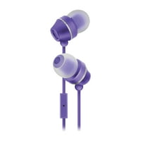 Хм165: стерео слушалки с вграден микрофон в бял пакет в лилаво