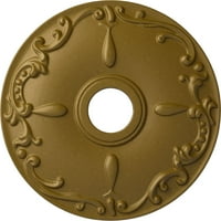 Екена Милуърк 18 од 1 2 ИД 1 4 П Кент таван медальон, ръчно рисувано злато