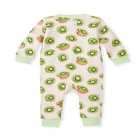 Бебе новородено бебе бебе момиче органичен памук спи и играе пижама без крака
