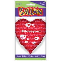 18 Фолио # Обичам Те Сърце Балон