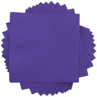 Хартиени средни Салфетки за обяд, 6.5х6. 5, кутия 480, лилава