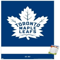 Торонто Мейпъл Лийфс - Плакат За Стена С Лого, 14.725 22.375