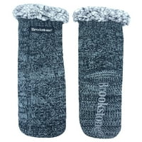 Брукстоун, жените Двойна облицована кабел плета чехъл чорап, 1-пакет, размер 4-10