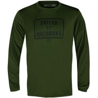Финтех обединени от Аутдор УВ Дълъг ръкав тениска-2хл-винтовка зелена