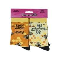Благословено Момиче Дамски Чорапи - Пчелни Мили Думи-Един Размер Пасва Най-Много