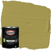 Глиден едно покритие интериорна боя и грунд, Гремлин зелено, Кварт, плосък