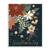 Ступел Индъстрис любов мир радост Зимни цветя сезонни Настроения, 15, проектиран от Андреа Ясид Граси