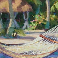 Шедьовър Художествена галерия висят известно Светло тропически бряг от Катлийн Денис Канвас Арт Принт 18