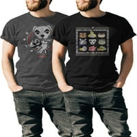 Животински Кросинг Мъжки & големи мъже къс ръкав графични тениски, размери с-3х, Гейминг ризи