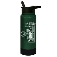 Големи американски продукти Оз зелен Милуоки Бъкс НБА неръждаема стомана бутилка вода с флип-горния капак