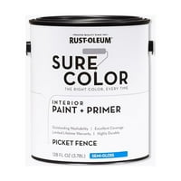 Ръжда-Олеум Сигурен Цвят Ограда Колче, Интериорна Боя + Грунд, Полу-Гланц Покритие, 2-Пакет