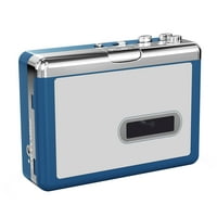 Портативен безжичен БТ касетофон-превключвател на капака, АУ порт в светодиоден индикатор